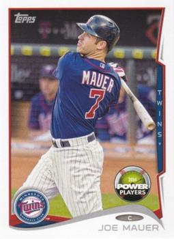 2014 Topps - Power Players #PP-104 Joe Mauer Front