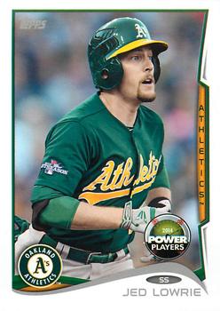 2014 Topps - Power Players #PP-166 Jed Lowrie Front