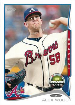 2014 Topps - Power Players #PP-213 Alex Wood Front