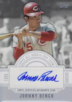 2014 Topps - All Rookie Cup Team Autographs #RCTA-JB Johnny Bench Front