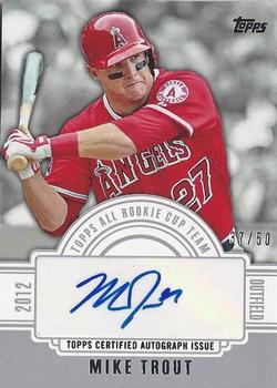 2014 Topps - All Rookie Cup Team Autographs #RCTA-MT Mike Trout Front