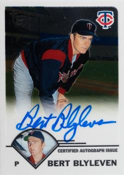 2003 Topps Retired Signature Edition - Autographs #TA-BB Bert Blyleven Front