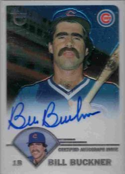 2003 Topps Retired Signature Edition - Autographs #TA-BBU Bill Buckner Front