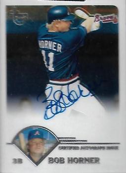 2003 Topps Retired Signature Edition - Autographs #TA-BH Bob Horner Front