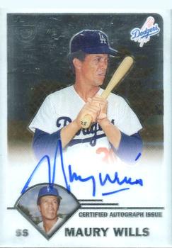 2003 Topps Retired Signature Edition - Autographs #TA-MW Maury Wills Front