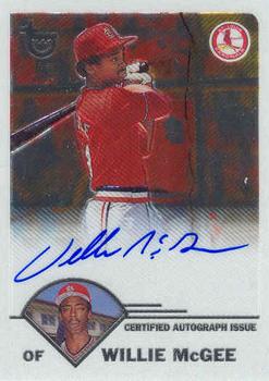 2003 Topps Retired Signature Edition - Autographs #TA-WMG Willie McGee Front