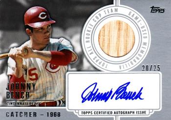 2014 Topps - All Rookie Cup Team Autograph Relics #RCTAR-JB Johnny Bench Front