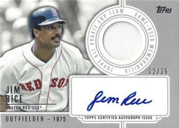 2014 Topps - All Rookie Cup Team Autograph Relics #RCTAR-JR Jim Rice Front