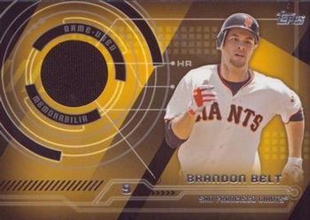 2014 Topps - Trajectory Relics #TR-BBE Brandon Belt Front