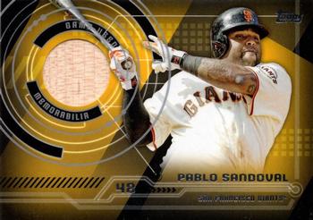 2014 Topps - Trajectory Relics #TR-PS Pablo Sandoval Front
