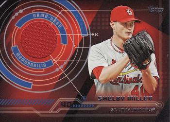 2014 Topps - Trajectory Relics #TR-SM Shelby Miller Front