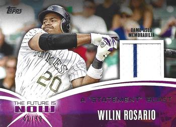 2014 Topps - The Future is Now Relics #FNR-WR1 Wilin Rosario Front