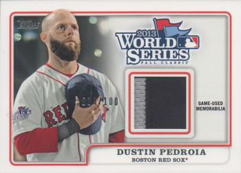 2014 Topps - World Champion Relics #WCR-DP Dustin Pedroia Front