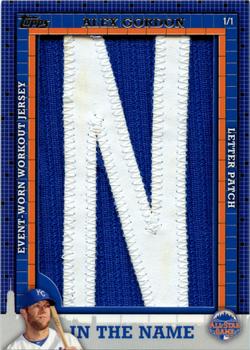 2014 Topps - In the Name #ITN-AG Alex Gordon Front