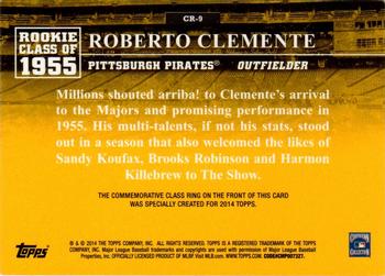 2014 Topps - Class Rings Silver #CR-9 Roberto Clemente Back