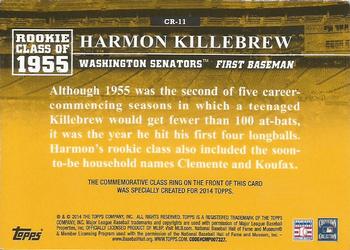 2014 Topps - Class Rings Gold #CR-11 Harmon Killebrew Back