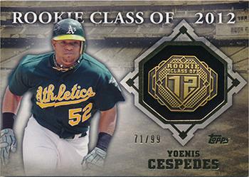 2014 Topps - Class Rings Gold #CR-45 Yoenis Cespedes Front