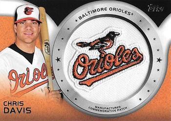 2014 Topps - Commemorative Patches #CP-1 Chris Davis Front