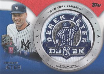 2014 Topps - Commemorative Patches #CP-10 Derek Jeter Front