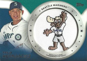 2014 Topps - Commemorative Patches #CP-11 Felix Hernandez Front