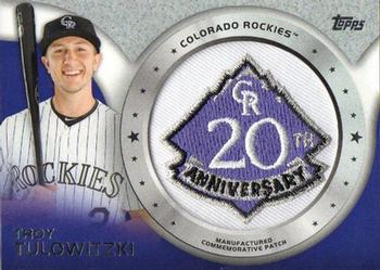 2014 Topps - Commemorative Patches #CP-16 Troy Tulowitzki Front