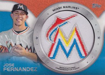 2014 Topps - Commemorative Patches #CP-19 Jose Fernandez Front