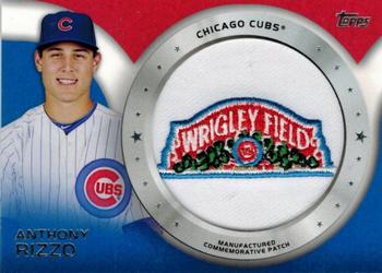 2014 Topps - Commemorative Patches #CP-20 Anthony Rizzo Front