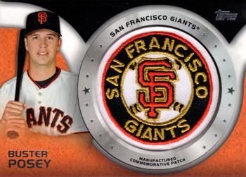 2014 Topps - Commemorative Patches #CP-24 Buster Posey Front