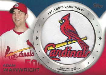 2014 Topps - Commemorative Patches #CP-25 Adam Wainwright Front
