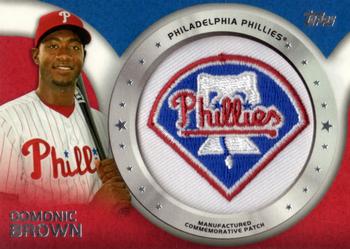 2014 Topps - Commemorative Patches #CP-36 Domonic Brown Front
