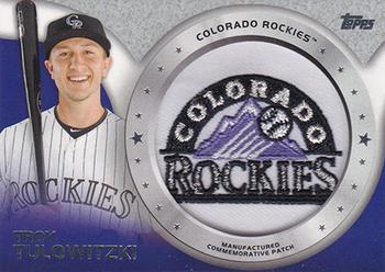 2014 Topps - Commemorative Patches #CP-42 Troy Tulowitzki Front
