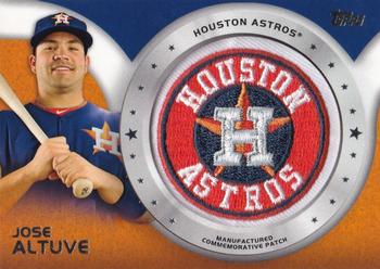 2014 Topps - Commemorative Patches #CP-43 Jose Altuve Front