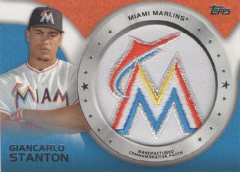 2014 Topps - Commemorative Patches #CP-46 Giancarlo Stanton Front