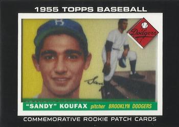 2014 Topps - Commemorative Rookie Patches #RCP-3 Sandy Koufax Front