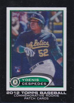 2014 Topps - Commemorative Rookie Patches #RCP-17 Yoenis Cespedes Front