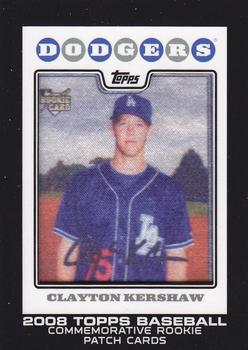 2014 Topps - Commemorative Rookie Patches #RCP-22 Clayton Kershaw Front