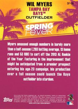 2014 Topps - Spring Fever #SF-38 Wil Myers Back