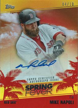 2014 Topps - Spring Fever Autographs #SFA-MN Mike Napoli Front