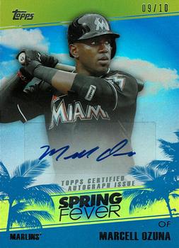 2014 Topps - Spring Fever Autographs #SFA-MO Marcell Ozuna Front
