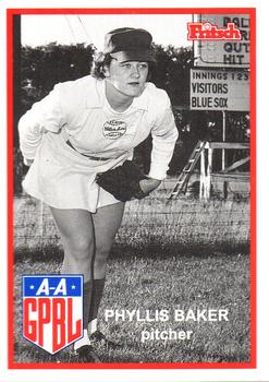 1995 Fritsch AAGPBL Series 1 #13 Phyllis Baker Front