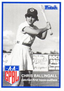 1995 Fritsch AAGPBL Series 1 #14 Chris Ballingall Front