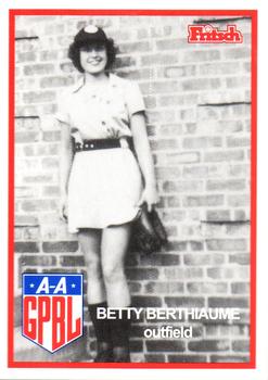 1995 Fritsch AAGPBL Series 1 #24 Betty Berthiaume Front