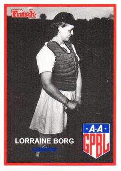 1995 Larry Fritsch Cards AAGPBL Series 1 #29 Lorraine Borg Front