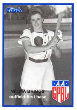 1995 Fritsch AAGPBL Series 1 #31 Wilma Briggs Front