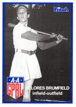 1995 Fritsch AAGPBL Series 1 #33 Delores Brumfield Front