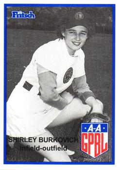 1995 Fritsch AAGPBL Series 1 #35 Shirley Burkovich Front