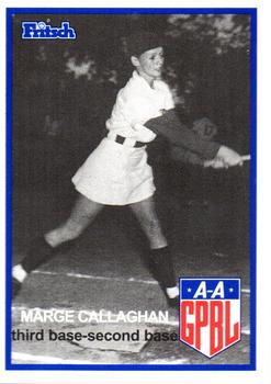 1995 Fritsch AAGPBL Series 1 #38 Marge Callaghan Front