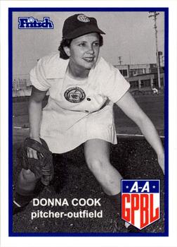 1995 Fritsch AAGPBL Series 1 #42 Donna Cook Front