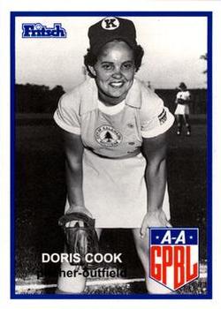 1995 Fritsch AAGPBL Series 1 #43 Doris Cook Front