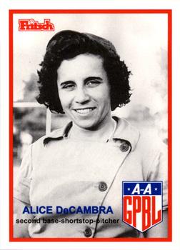 1995 Fritsch AAGPBL Series 1 #49 Alice DeCambra Front